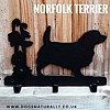Norfolk Terrier Lead/Key Rack